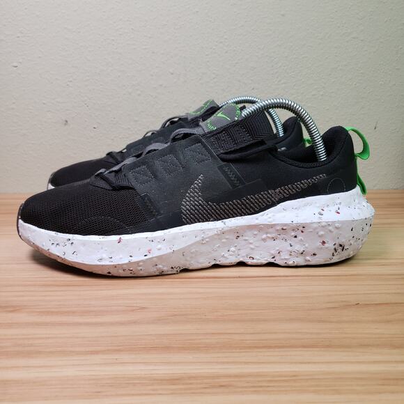 Nike Men's‎ Size 9 Air Zoom Crater Impact Running Shoes Black White Athletic - Picture 1 of 10